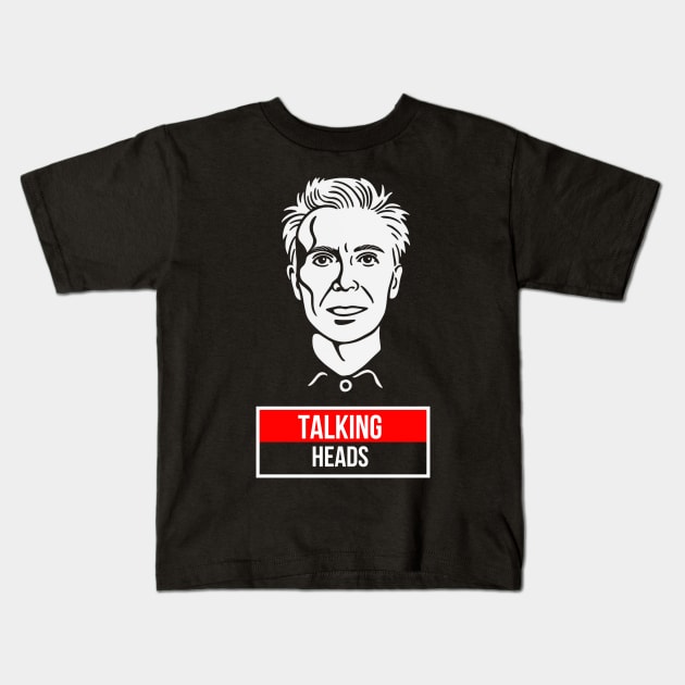 Talking Heads Kids T-Shirt by Aldrvnd